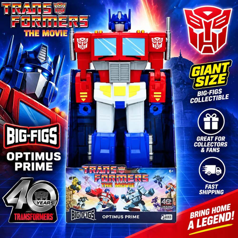NEW Big-Figs 30" Transformers Optimus Prime Action Figure Exclusive